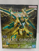 【中古】【未組立】1/100 MG ZGMF-X09A ジャスティスガンダム(CROSS CONTRAST COLORS/CLEAR YELLOW)「機動戦士ガンダムSEED」＜プラモデル＞（代引き不可）6597