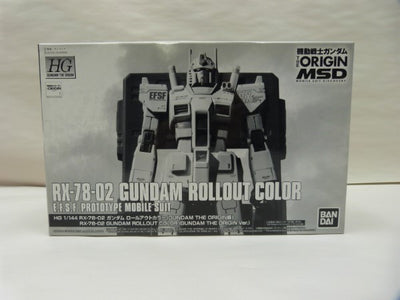 【中古】【ガンプラ】機動戦士ガンダム THE ORIGIN MSD HGUC 1/144 RX-78-02 ガンダム ロールアウトカラ...