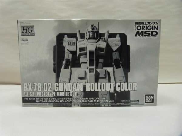 【中古】【ガンプラ】機動戦士ガンダム THE ORIGIN MSD HGUC 1/144 RX-78-02 ガンダム ロールアウトカラー（ガンダム THE ORIGIN版） プレミアムバンダイ限定＜プラモデル＞（代引き不可）6600