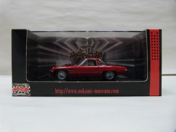 【中古】【開封品】【ミニカー】1/43 サーキットの狼 公道GP 山岸みのり MAZDA Cosmo Sport レッド＜コレクターズアイテム＞（代引き不可）6600