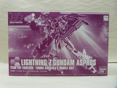 【中古】【未組立】ガンダムビルドファイターズ トライ HG 1/144 ライトニングZガンダム アスプロス＜プラモデル＞（代引き不可）...