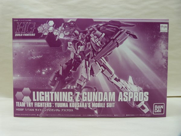 【中古】【未組立】ガンダムビルドファイターズ トライ HG 1/144 ライトニングZガンダム アスプロス＜プラモデル＞（代引き不可）6600