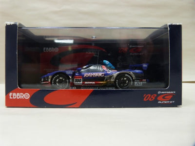 【中古】【開封品】1/43 スーパーGT500 RAYBRIG NSX ＃100 ブルー 44050＜コレクターズアイテム＞（代引き不...