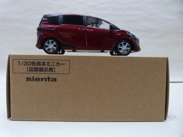 【中古】【開封品】TOYOTA 1/30 色見本ミニカー シエンタ 3T3 センシュアルレッドマイカ＜コレクターズアイテム＞（代引き不可）6600