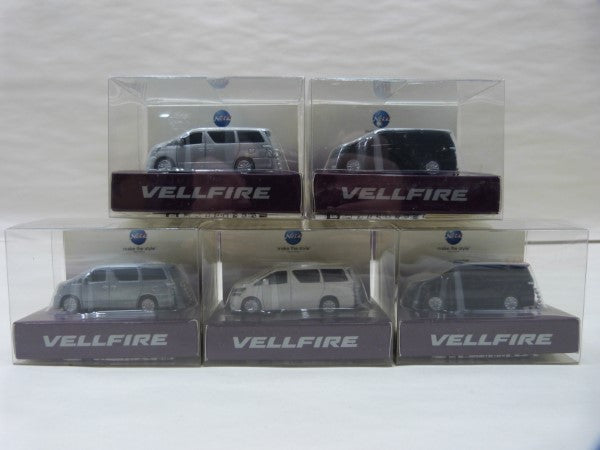 【中古】【開封品】TOYOTA Netz VELLFIRE プルバック式ミニカー 計5台セット販売品＜コレクターズアイテム＞（代引き不可）6600