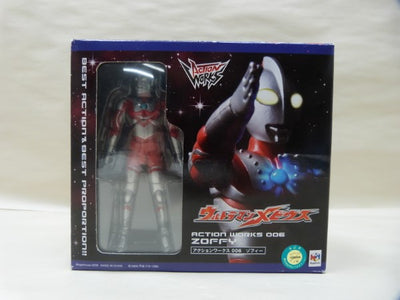 【中古】【開封品】アクションワークス 006 ウルトラマンメビウス ゾフィー フィギュア＜フィギュア＞（代引き不可）6600