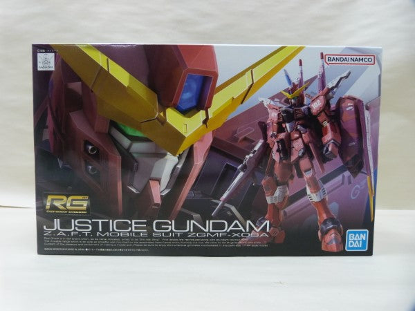 【中古】【未組立】機動戦士ガンダムSEED RG 1/144 ZGMF-X09A ジャスティスガンダム＜プラモデル＞（代引き不可）6600