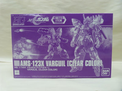 【中古】【未組立】機動戦士MOONガンダム HG 1/144 AMS-123X バルギル クリアカラー＜プラモデル＞（代引き不可）6600