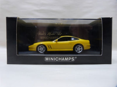 【中古】【開封品】1/43 フェラーリ 550 Maranello 1996 イエロー 430076022 ミニカー＜コレクターズアイ...