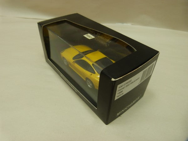 【中古】【開封品】1/43 フェラーリ 550 Maranello 1996 イエロー 430076022 ミニカー＜コレクターズアイテム＞（代引き不可）6600