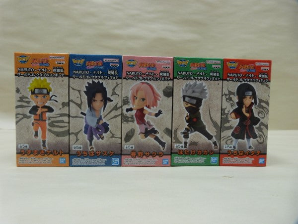 【中古】【未開封】NARUTO 疾風伝 ワールドコレクタブルフィギュア 全5種セット販売品 分売不可＜フィギュア＞（代引き不可）6600