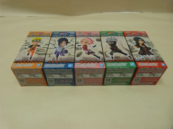 【中古】【未開封】NARUTO 疾風伝 ワールドコレクタブルフィギュア 全5種セット販売品 分売不可＜フィギュア＞（代引き不可）6600