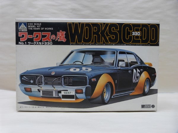 【中古】【未組立】ワークスの鷹 1/24 WORKS CEDO330 No.1 プラモデル＜プラモデル＞（代引き不可）6600