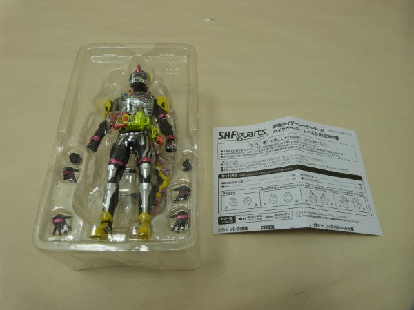 【中古】【開封品】S.H.Figuarts 仮面ライダーエグゼイド 仮面ライダーレーザーターボ バイクゲーマー レベル0 フィギュア＜フィギュア＞（代引き不可）6600