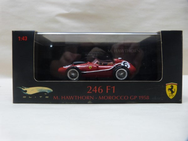 【中古】【開封品】1/43 フェラーリ 246 F1 ＃6 ELITE Scuderia Ferrari Driver’s World Championship Collection ミニカー＜コレクターズアイテム＞（代引き不可）6600