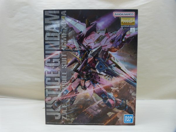 【中古】【未組立】機動戦士ガンダムSEED MG 1/100 ZGMF-X09A ジャスティスガンダム＜プラモデル＞（代引き不可）6600