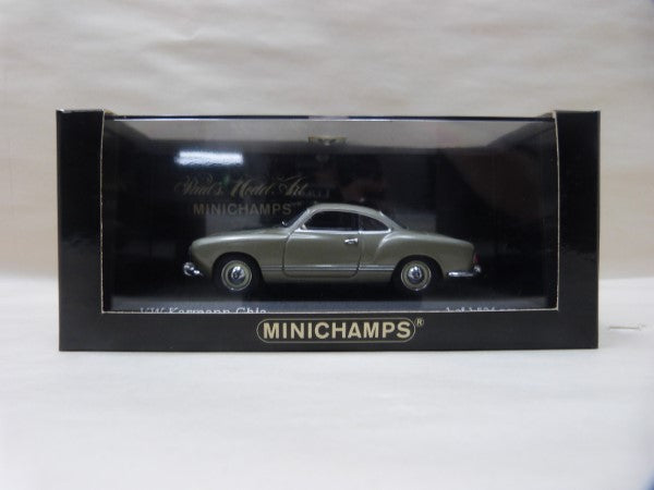 【中古】【開封品】1/43 フォルクスワーゲン Karmann Ghia Coupe 1957 ダイアモンドグリーンメタリック 430 051021 ミニカー＜コレクターズアイテム＞（代引き不可）6600