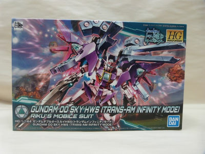 【中古】【未組立】ガンダムビルドダイバーズ HG 1/144 ガンダムダブルオースカイHWS トランザムインフィニティモード＜プラモデ...