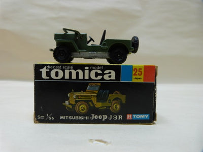 【中古】【開封品】トミカ 1/56 三菱 ジープ J3R 25＜コレクターズアイテム＞（代引き不可）6600