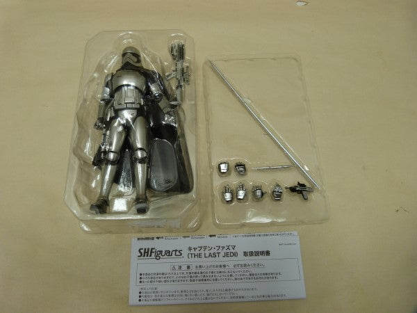 【中古】【開封品】S.H.Figuarts スターウォーズ キャプテン・ファズマ THE LAST JEDI フィギュア＜フィギュア＞（代引き不可）6600