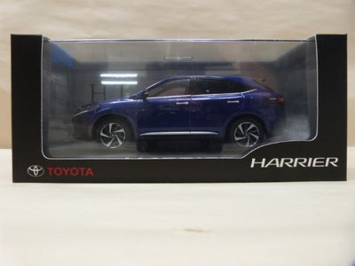 【中古】【未開封】1/30 TOYOTA HARRIER 8W7 ダークブルー マイカメタリック カラーサンプル ミニカー＜コレクター...