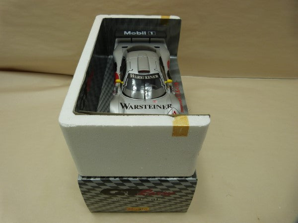 【中古】【開封品】1/18 Mercedes CLK-GTR Mobil ＃11 シルバー GT Ｒａｃｉｎｇ ミニカー＜コレクターズアイテム＞（代引き不可）6600