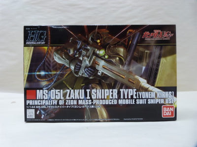 【中古】【未組立】HG 機動戦士ガンダムUC ザク・スナイパータイプ（ヨンム・カークス機）＜プラモデル＞（代引き不可）6600