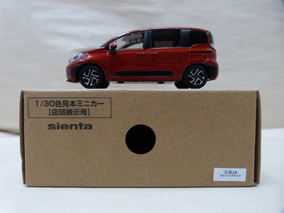 【中古】【開封品】1/30 店頭展示用色見本ミニカー sienta 3U4 スカーレットメタリック＜コレクターズアイテム＞（代引き不可...