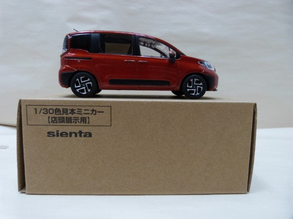 【中古】【開封品】1/30 店頭展示用色見本ミニカー sienta 3U4 スカーレットメタリック＜コレクターズアイテム＞（代引き不可）6600