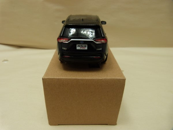 【中古】【開封品】1/30 店頭展示用色見本ミニカー RAV4 PHV 2RA アティチュードブラックマイカ ダークブルーマイカ＜コレクターズアイテム＞（代引き不可）6600