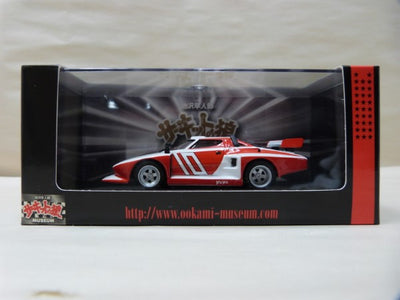 【中古】【開封品】1/43 サーキットの狼 Lancia Stratos Gr.5 ＃10 ホワイト レッド 03142CWM ミニカ...