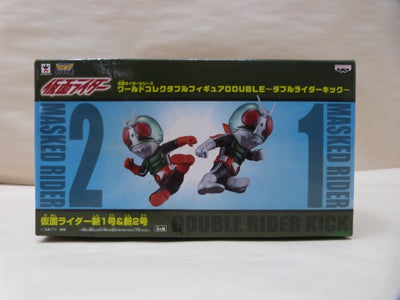 【中古】【開封品】仮面ライダーシリーズ WCF DOUBLE 仮面ライダー新1号＆新2号 ダブルライダーキック フィギュア＜フィギュア...