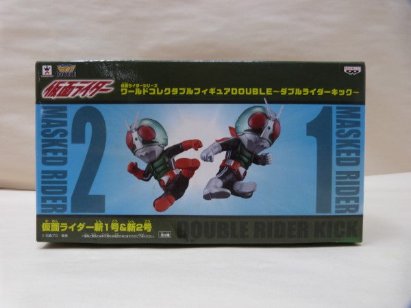 【中古】【開封品】仮面ライダーシリーズ WCF DOUBLE 仮面ライダー新1号＆新2号 ダブルライダーキック フィギュア＜フィギュア＞（代引き不可）6600