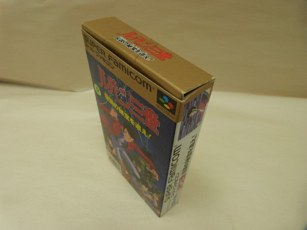 【中古】【箱説あり】【動作未確認】スーパーファミコン ルパン三世 伝説の秘宝を追え！ レトロゲーム＜レトロゲーム＞（代引き不可）6600