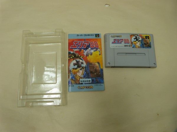 【中古】【箱説あり】【動作未確認】スーパーファミコン エリア88 レトロゲーム＜レトロゲーム＞（代引き不可）6600