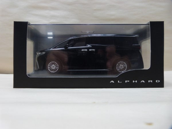 【中古】【開封品】【未使用】1/30 店頭展示用色見本 ALPHARD 202 ブラック ミニカー＜コレクターズアイテム＞（代引き不可）6600