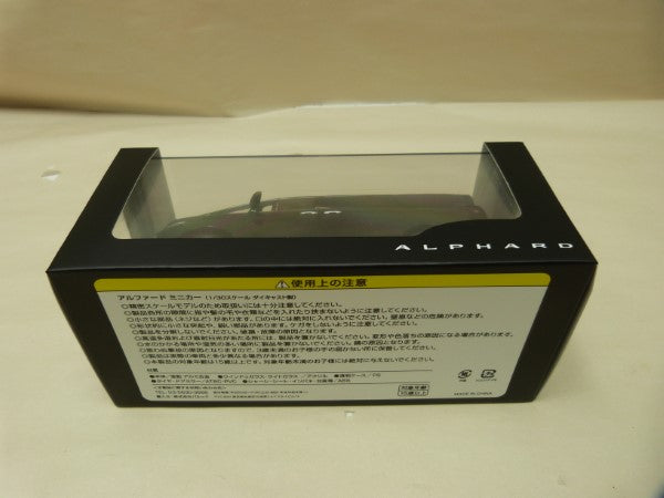 【中古】【開封品】【未使用】1/30 店頭展示用色見本 ALPHARD 202 ブラック ミニカー＜コレクターズアイテム＞（代引き不可）6600