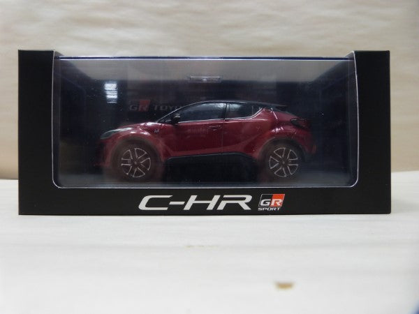 【中古】【開封品】【未使用】1/30 店頭展示用色見本 C-HR GR SPORT 2TB ブラック エモーショナルレッド2 ミニカー＜コレクターズアイテム＞（代引き不可）6600