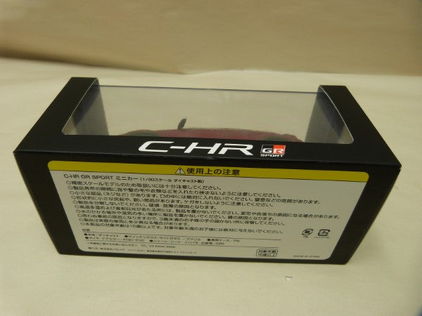 【中古】【開封品】【未使用】1/30 店頭展示用色見本 C-HR GR SPORT 2TB ブラック エモーショナルレッド2 ミニカー＜コレクターズアイテム＞（代引き不可）6600