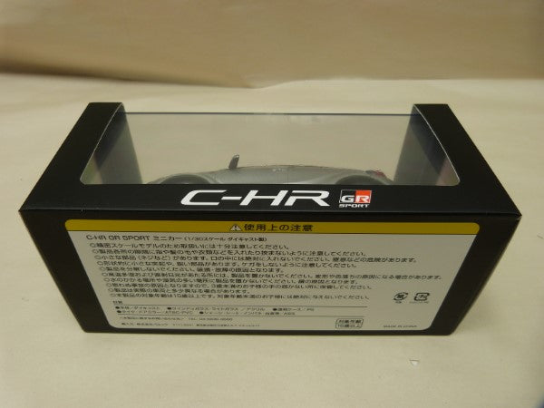 【中古】【開封品】【未使用】1/30 店頭展示用色見本 C-HR GR SPORT 2NK ブラック メタルストリーム メタリック ミニカー＜コレクターズアイテム＞（代引き不可）6600