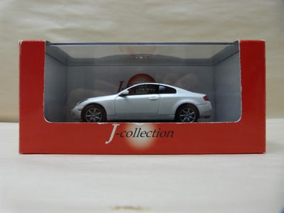 【中古】【開封品】J-collection 1/43 NISSAN スカイライン クーペ パールホワイト ミニカー＜コレクターズアイテ...