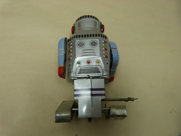 【中古】【開封品】WIND UP SPARKY ROBOT ワインドアップ スパーキーロボット シルバーver. 完全復刻版 ブリキ玩具＜フィギュア＞（代引き不可）6600