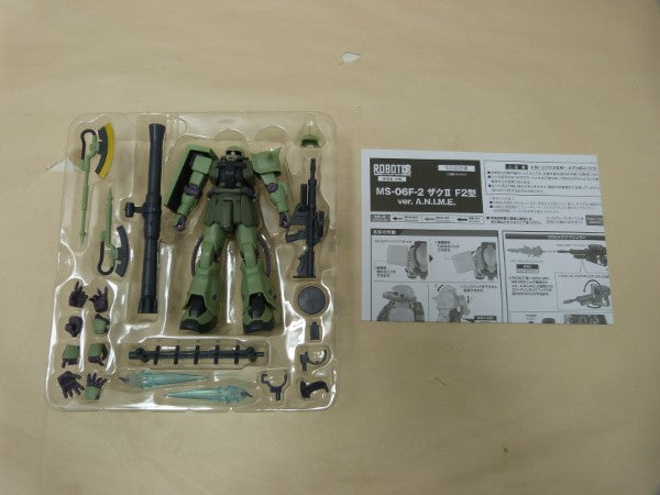 【中古】【開封品】ROBOT魂 ＜SIDE MS＞ MS-06F-2 ザクII F2型 Ver. A.N.I.M.E. 「機動戦士ガンダム MSV」＜フィギュア＞（代引き不可）6600