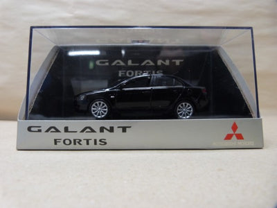 【中古】【開封品】1/43 三菱 GALANT FORTIS ブラック ディーラー特注品 非売品 ミニカー＜コレクターズアイテム＞（代...