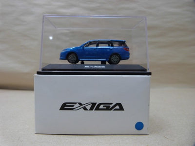 【中古】【開封済】1/64 SUBARU EXIGA ブルーメタリック ディーラー特注 非売品 ミニカー＜コレクターズアイテム＞（代引...