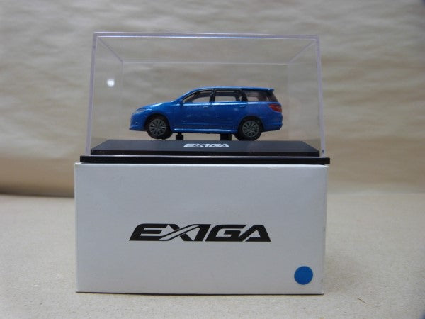 【中古】【開封済】1/64 SUBARU EXIGA ブルーメタリック ディーラー特注 非売品 ミニカー＜コレクターズアイテム＞（代引き不可）6600