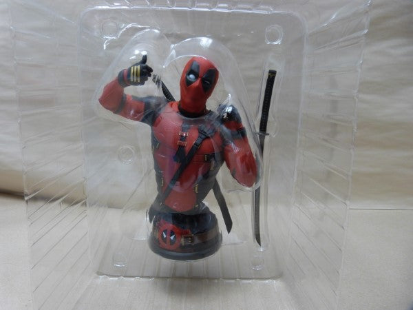 【中古】【開封品】Happyくじ DEADPOOL＆WOLVERINE A賞 デッドプール バストアップスタチュー＜フィギュア＞（代引き不可）6600