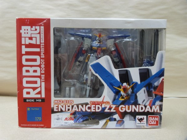 【中古】【未開封】ROBOT魂 ＜SIDE MS＞ MSZ-010S 強化型ZZガンダム 「機動戦士ガンダムZZ」＜フィギュア＞（代引き不可）6600