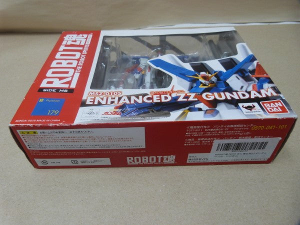 【中古】【未開封】ROBOT魂 ＜SIDE MS＞ MSZ-010S 強化型ZZガンダム 「機動戦士ガンダムZZ」＜フィギュア＞（代引き不可）6600