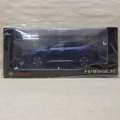 【中古】【未開封】TOYOTA 1/30 店頭展示用色見本 HARRIER 8W7 ダークブルー マイカメタリック ミニカー＜コレクタ...